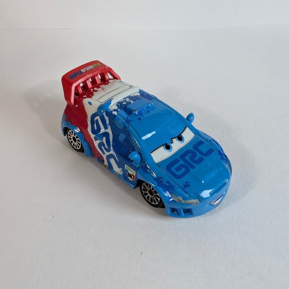 Disney Pixar Cars Raoul CaRoule GRC Global Rally Cross Diecast Blue Car